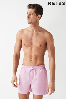 Reiss Soft Pink Wave Plain Drawstring Swim Shorts (U24353) | 78 €