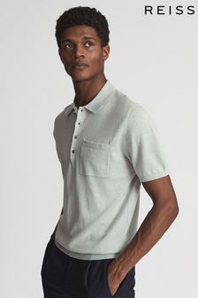 Reiss Sage Ralphy Buttoned Linen Polo Shirt (U24365) | 118 €