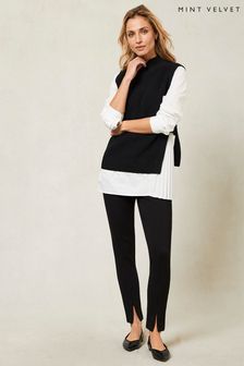 Mint Velvet Black Layered Shirt Jumper (U25222) | 133 €