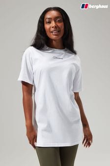 Berghaus Boyfriend White Logo T-Shirt (U25269) | OMR16