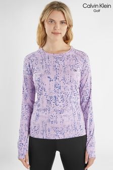 Calvin Klein Golf Pebble Langärmeliges Shirt, Violett (U25899) | 30 €