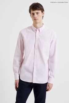 French Connection Pink Oxford Shirt (U26130) | $56