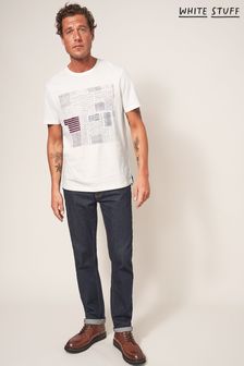 White Stuff T-Shirt mit Patchworkgrafik, Natur (U26158) | 38 €