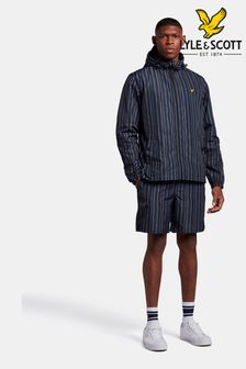 Lyle & Scott Blue Vertical Stripe Shorts (U26332) | 67 €