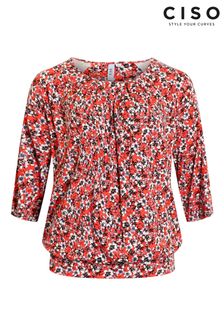 CISO Red Floral Flower T-Shirt (U27056) | 21 €