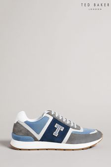 Ted Baker Gregory Charcoal Grey Retro T Runner Trainers (U27168) | 161 €