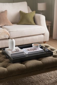 Black Large Rectangle Tray (U27961) | 54 €