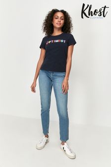 Khost Clothing Optimist T-Shirt mit Slogan, Blau (U28743) | 13 €