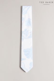 עניבה עם הדפס בצבע תכלת של Ted Baker דגם Ramsy (U29234) | ‏210 ₪