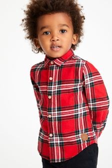 Rdeča karirasta - Next karirasta srajca (3 mesecev–7 let) (U29459) | €9 - €10