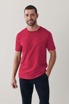 Dark Red Crew Regular Fit T-Shirt (U29643) | 10 €