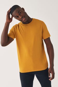 Ochre Yellow Crew Regular Fit T-Shirt (U29645) | €9.50