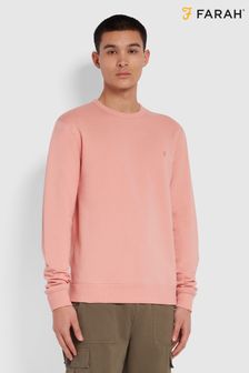 Farah Tim Pink Crew Neck Long Sleeve Sweatshirt (U29752) | $91