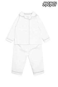 Mamas & Papas White Cotton Pyjama Set (U29893) | 26 €