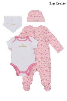 Juicy Couture Pink Infant 4 Piece Gift Set (U30590) | $82
