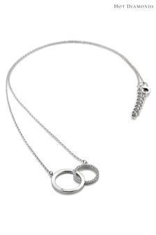 Hot Diamonds Silver Striking Circle Necklace (U30830) | ₪ 442