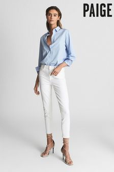 Paige Cropped Skinny Jeans (U30891) | $387
