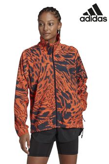 adidas Orange Fast Running Jacket (U31116) | $136