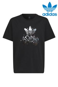 adidas Originals Graphic Logo Black T-Shirt (U31179) | €28