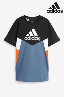 adidas Black Colourblock T-Shirt (U31200) | €18.50