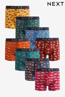 Woodland Animal 8 pack A-Front Boxers (U31247) | $75
