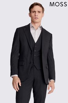 Moss Regular Fit Charcoal Grey Stretch Suit: Jacket (U31336) | 160 €