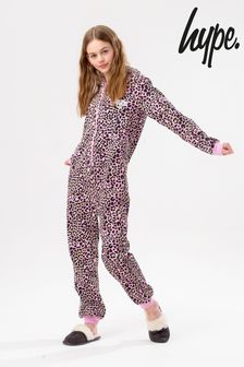 בגד גוף של Hype. Kids דגם Disco Leopard בוורוד (U31540) | ‏154 ₪