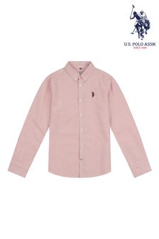 Juniors Contrast Patch Polo Shirt U.S Polo Shirt Assn 