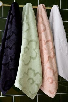Ted Baker White Magnolia Cotton Jacquard Towel (U31983) | €24.50 - €74
