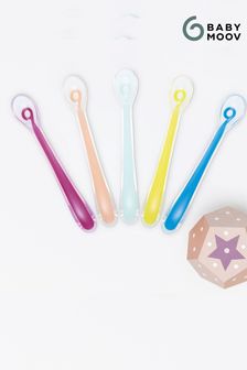 Babymoov Set of 5 Silicone Weaning Spoons (U32530) | €20