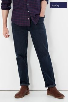 Niebieskie jeansy Joules The Foxton o klasycznym kroju z 5 kieszeniami (U32907) | 189 zł