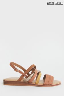 White Stuff Craft Mini Sandalen mit Keilabsatz, Pink (U34059) | 29 €