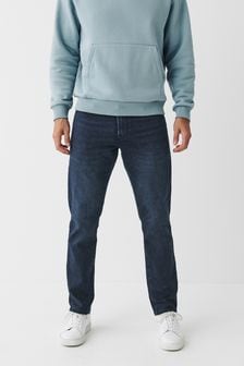 Dark Blue Motion Flex Stretch Slim Fit Jeans (U34336) | $78