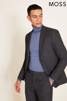 Moss Grey Slim Fit Check Suit: Jacket (U34567) | 173 €