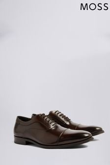 Moss John White Guildhall Brown Oxford Shoes (U34589) | 53.50 BD