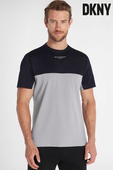 DKNY Sports Silver Greenwood Colourblock Pique T-Shirt (U34711) | 34 €