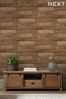 Natural Next Bronx Wood Effect Wallpaper Wallpaper (U34745) | AED159