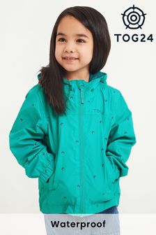 TOG24 Blue Ceramic Copley Kids Waterproof Jacket (U35419) | €35