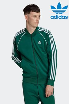 Adidas Originals Mens Green Adicolor Classics Primeblue Sst Tracksuit Top (U35644) | 85 €