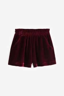 Rot - Samt-Shorts (3-16yrs) (U35890) | 8 € - 10 €