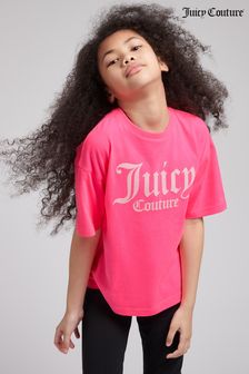 Juicy Couture Pink Boxy Crop T-Shirt (U36197) | ₪ 84 - ₪ 112