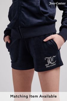 Juicy Couture Blue Velour Shorts (U36198) | MYR 210 - MYR 288