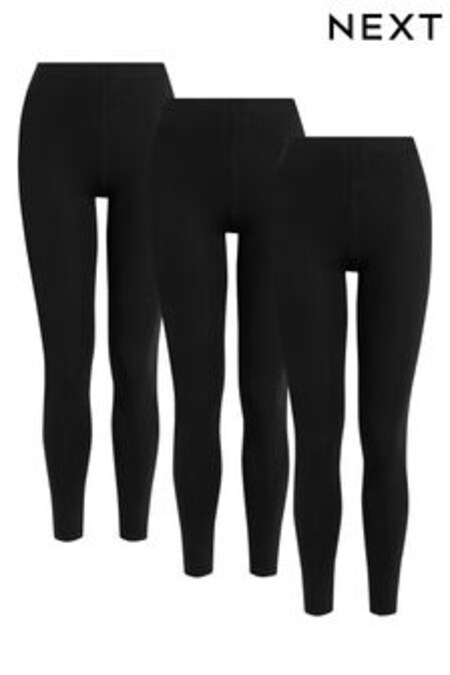 Lot 3 noir - Longs leggings (U36339) | €23