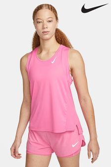 Nike Pink Womens Race Running Tank Top (U36699) | 25 €