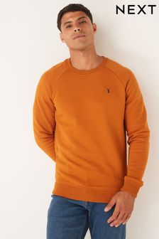Amber Orange Regular Fit Next Crew Sweatshirt (U36719) | KRW38,800