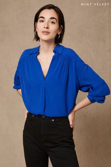 חולצת אוברסייז בצבע כחול לנשים של Mint Velvet (U37434) | ‏321 ₪