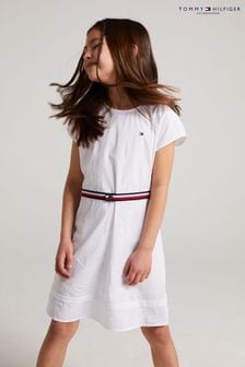 Tommy Hilfiger White Embroidered Dress (U37685) | €39 - €46