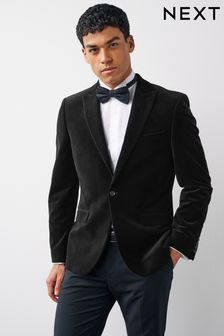 黑色山峰綁帶 - 窄版 - 絨毛夾克外套 (U37747) | HK$853