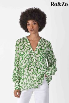 Ro&zo Green Animal Pocket Shirt (U37791) | €33