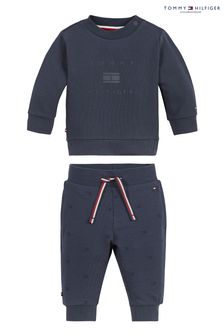 Tommy Hilfiger嬰兒裝藍色標誌套裝 (U37956) | NT$3,490